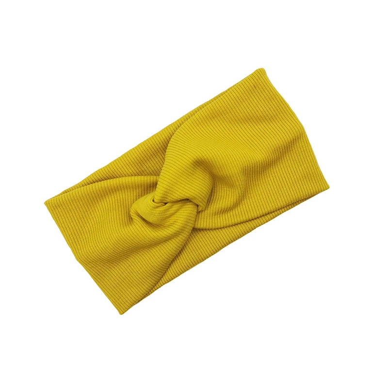 Diadema para bebé trenzada tipo turbante con nudo suave infantil - imagen 5