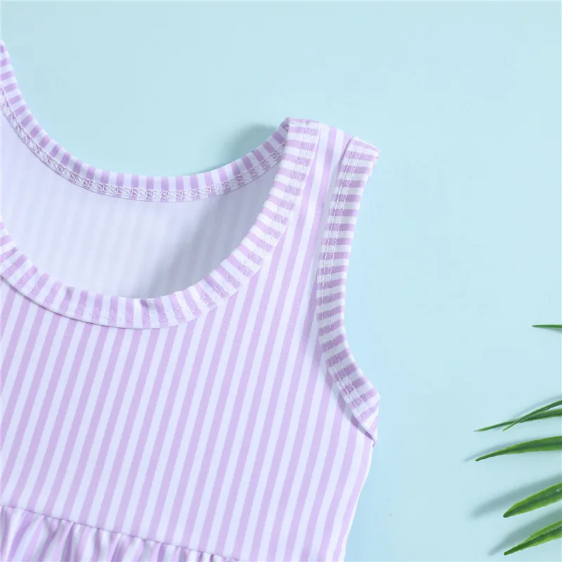 Vista del bikini infantil estampado