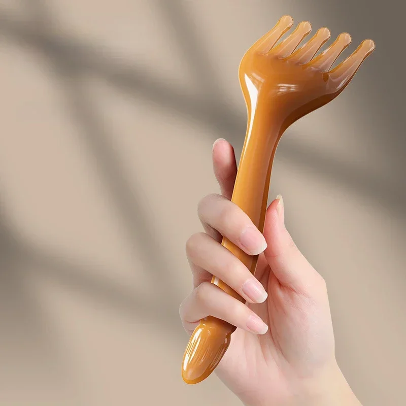 Vvocci Gua sha masajeador de resina para cuello y cuero cabelludo - imagen 3