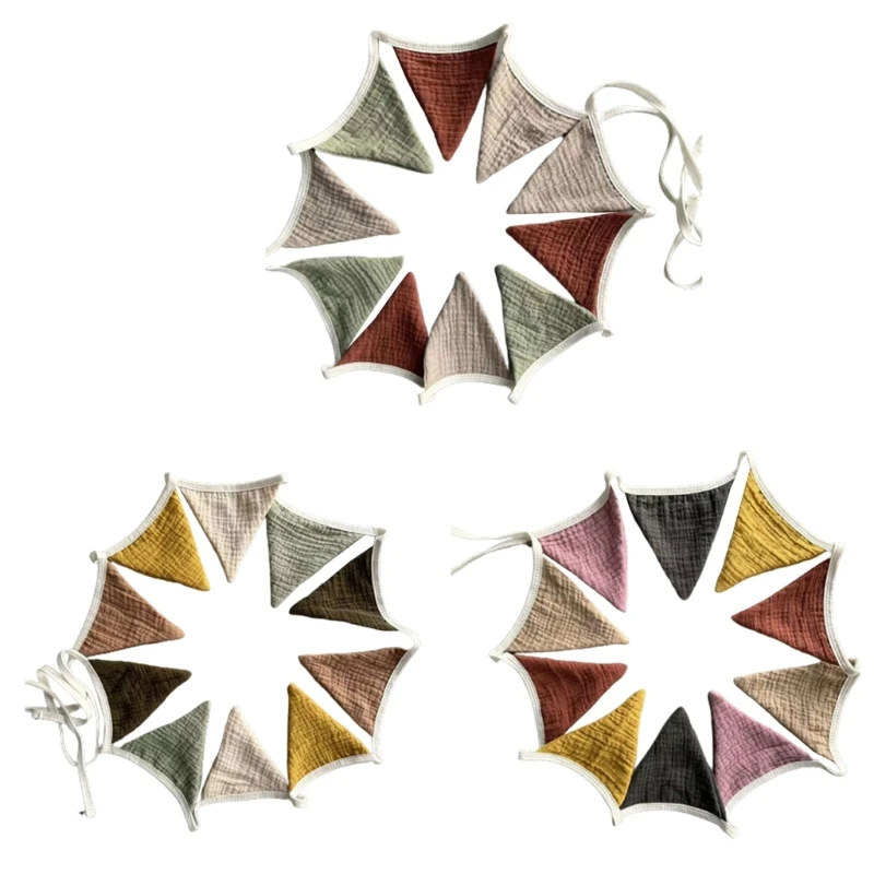 Banderines decorando pared