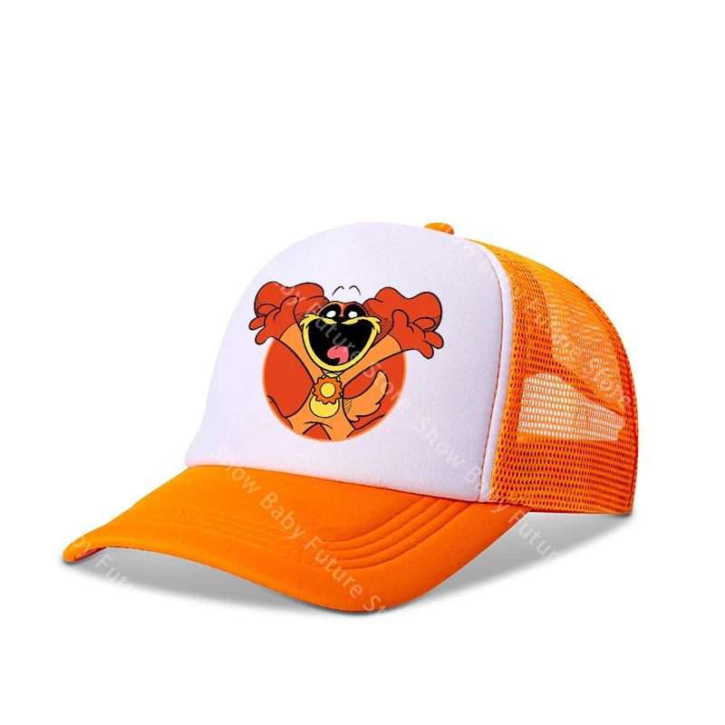 Gorra de béisbol Smilings Critters de malla transpirable estilo anime - imagen 3