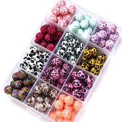Cuentas de silicona para cadena de chupete de colores