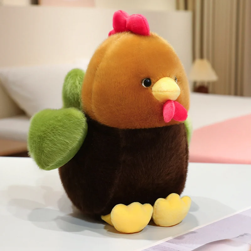 Vista del peluche con tonos cálidos