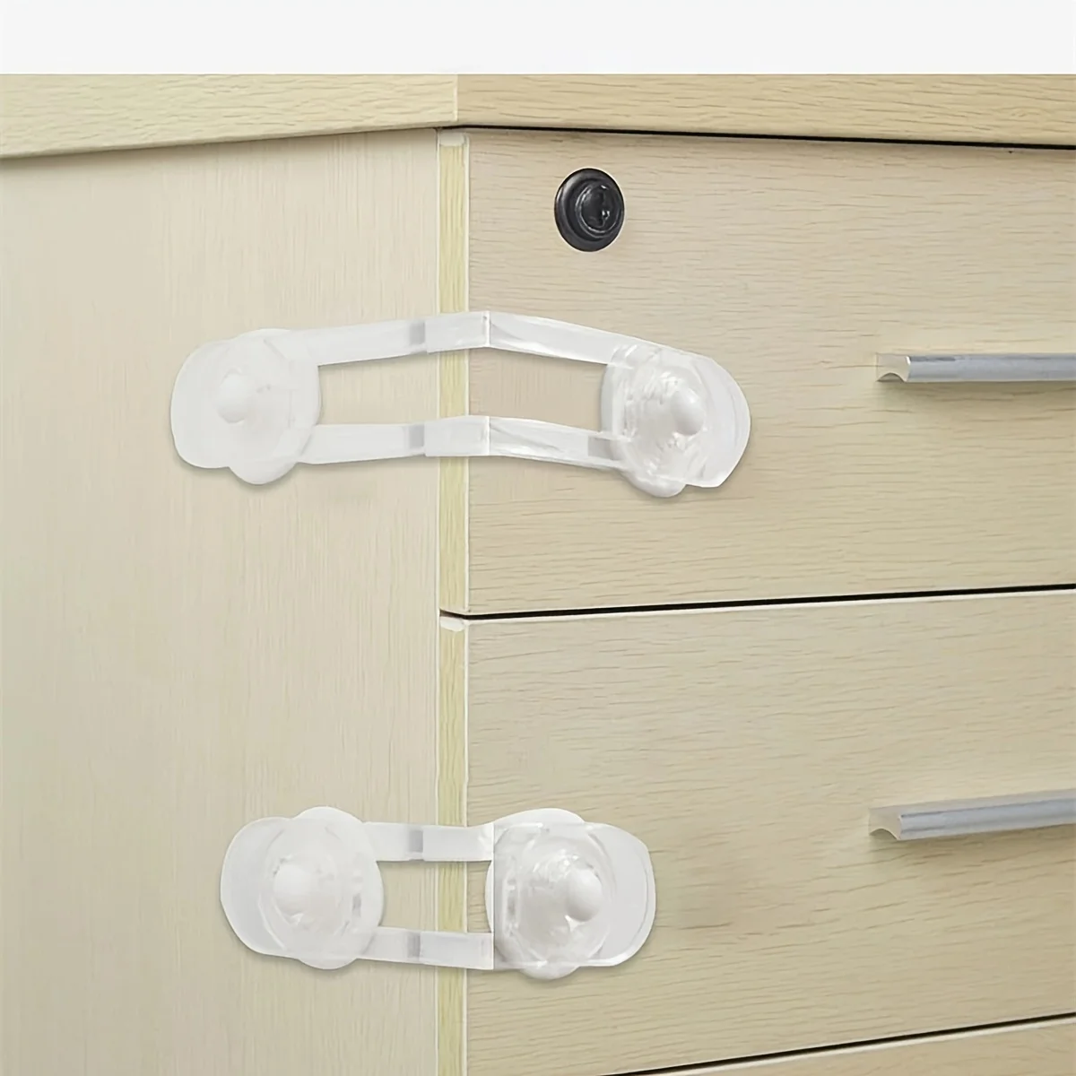 Cerraduras de seguridad adhesivas sin tornillos para niños - imagen 3