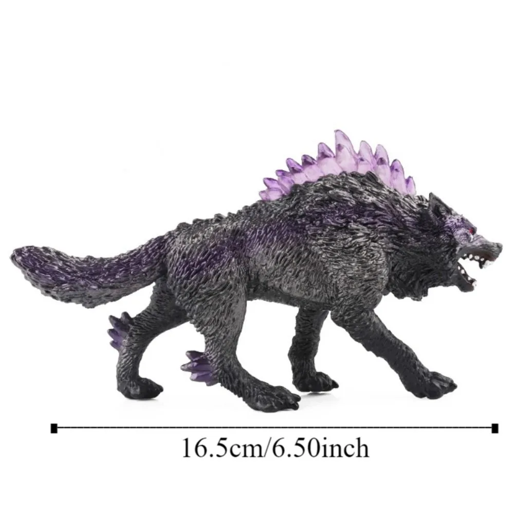Lobo Shadow de plástico, modelo sólido
