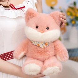 Peluche de gato animado para dormir, almohada suave