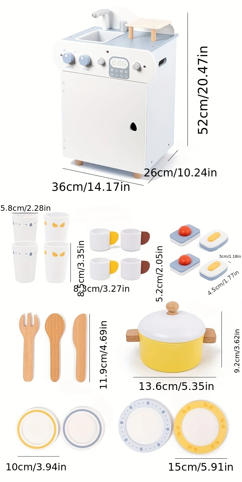 Olla con tapa para servir y “cocinar” en el juego