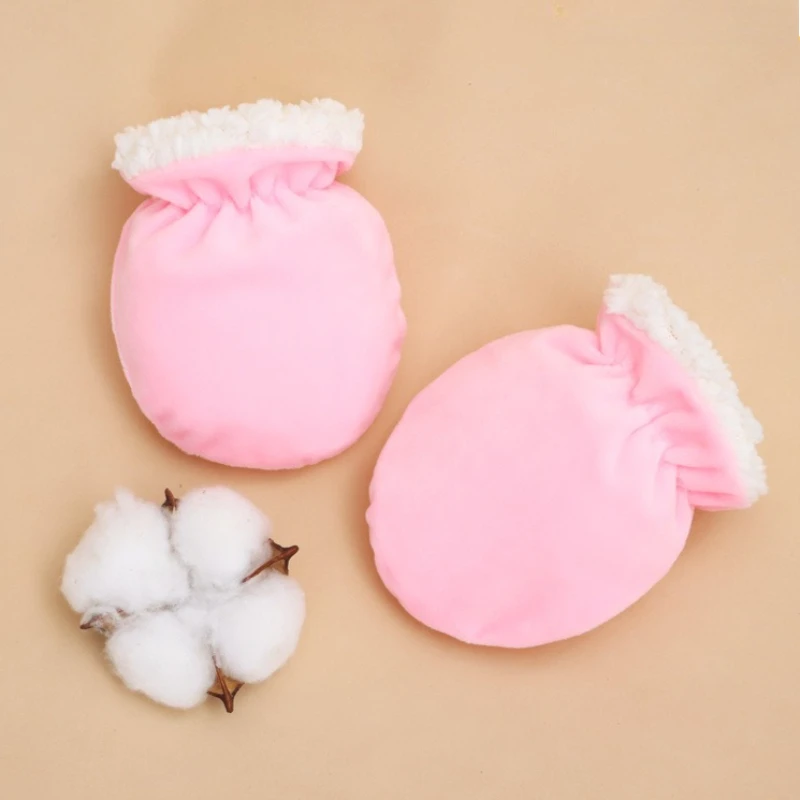 Manoplas antirrayas de forro polar para bebé y niño de invierno - imagen 5