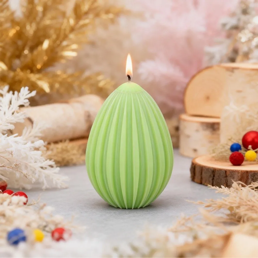 Molde para huevos de Pascua antiadherente con rayas geométricas - imagen 3