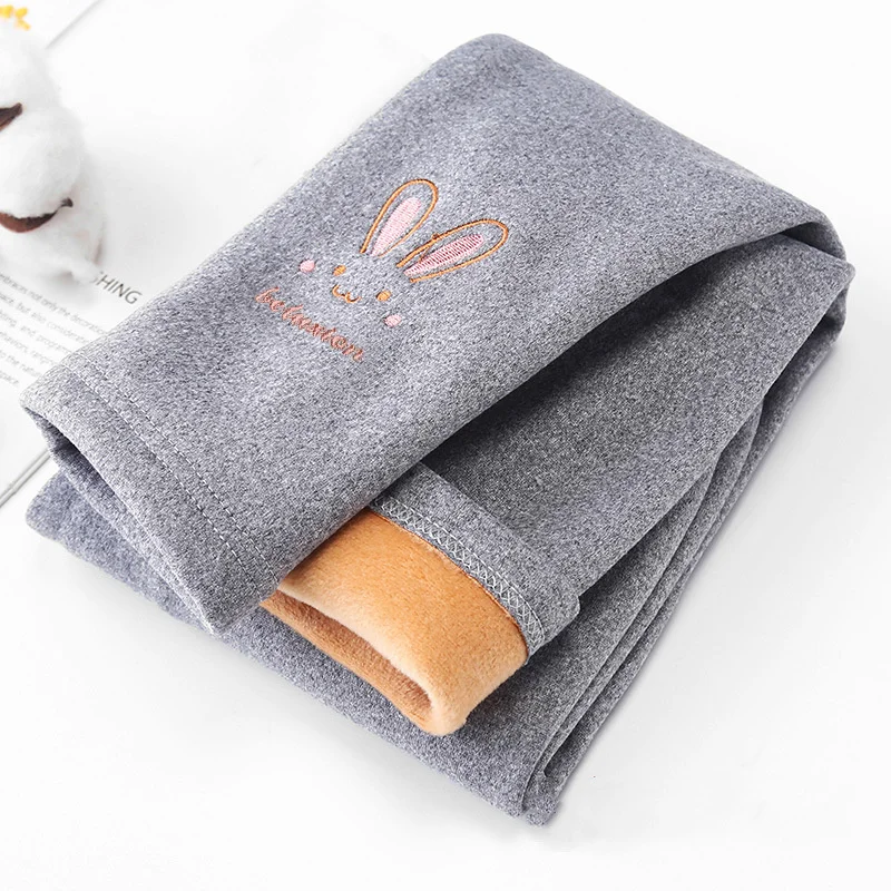 Pantalones de felpa cálidos para niñas – Otoño cómodo y práctico - imagen 2