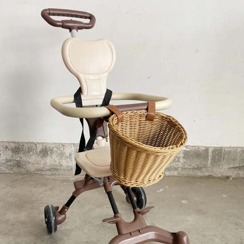 Bolsa de carrito mimbre impermeable extraíble para guardar cosas - imagen 3