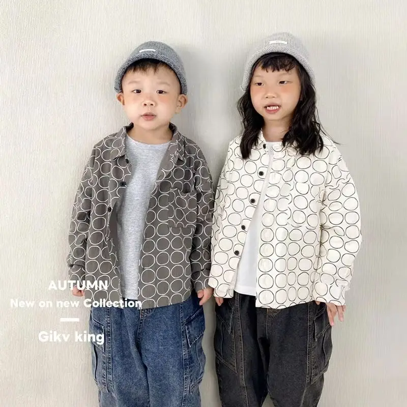 Camisa infantil ligera estilo japonés de primavera, estampado - imagen 2