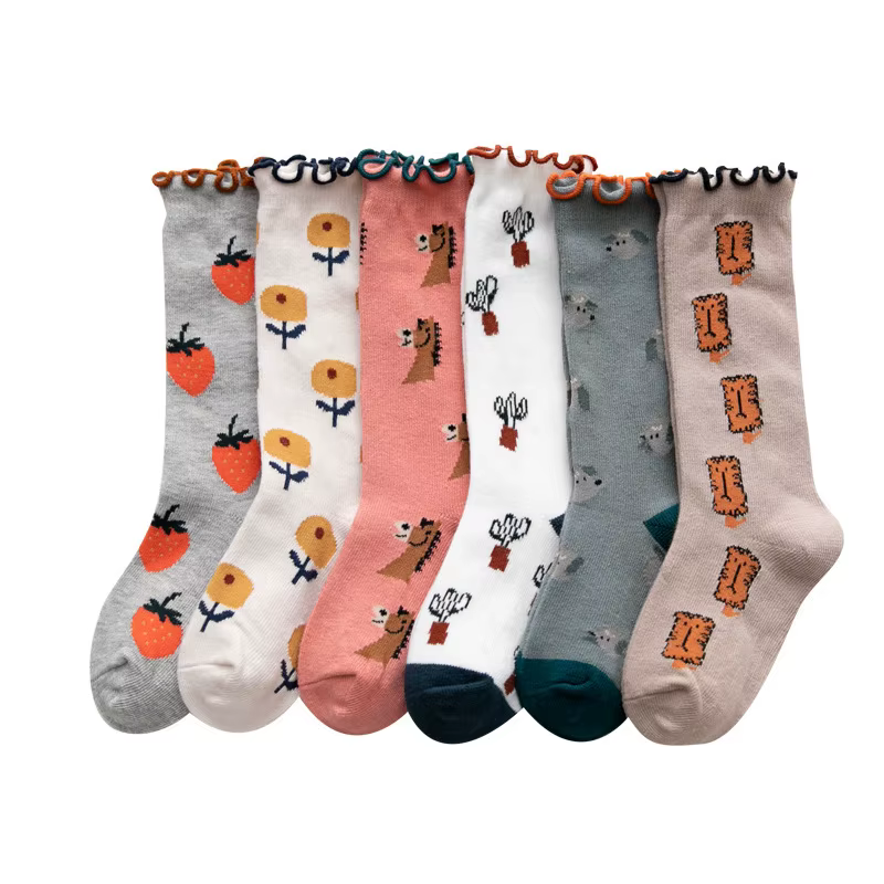 Calcetines tobilleros antideslizantes suaves holgados para niñas - imagen 4