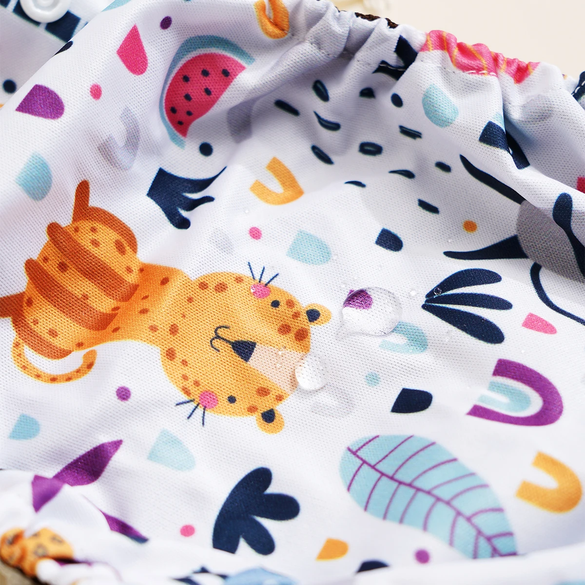 Elinfant pañales de tela reutilizables ajustados impermeables - imagen 3