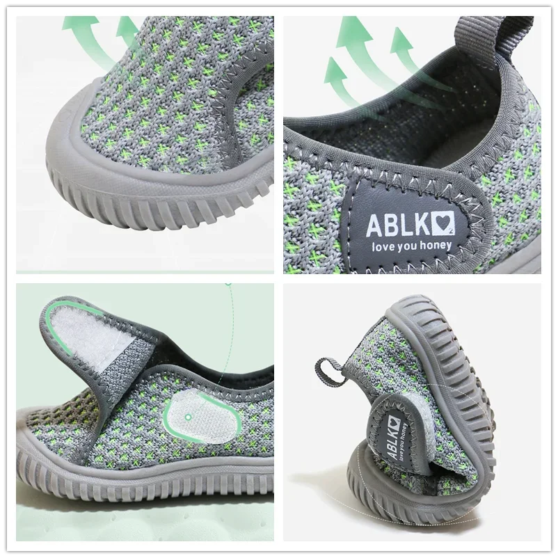 Zapatillas antideslizantes para guardería – Suela suave transpirable - imagen 5