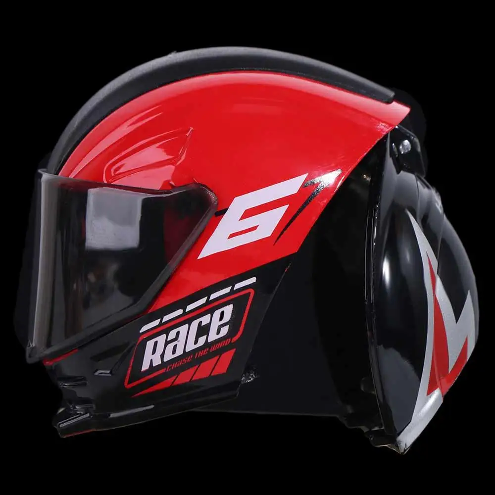 Figura de acción transformable de motociclista con brazos móviles - imagen 3
