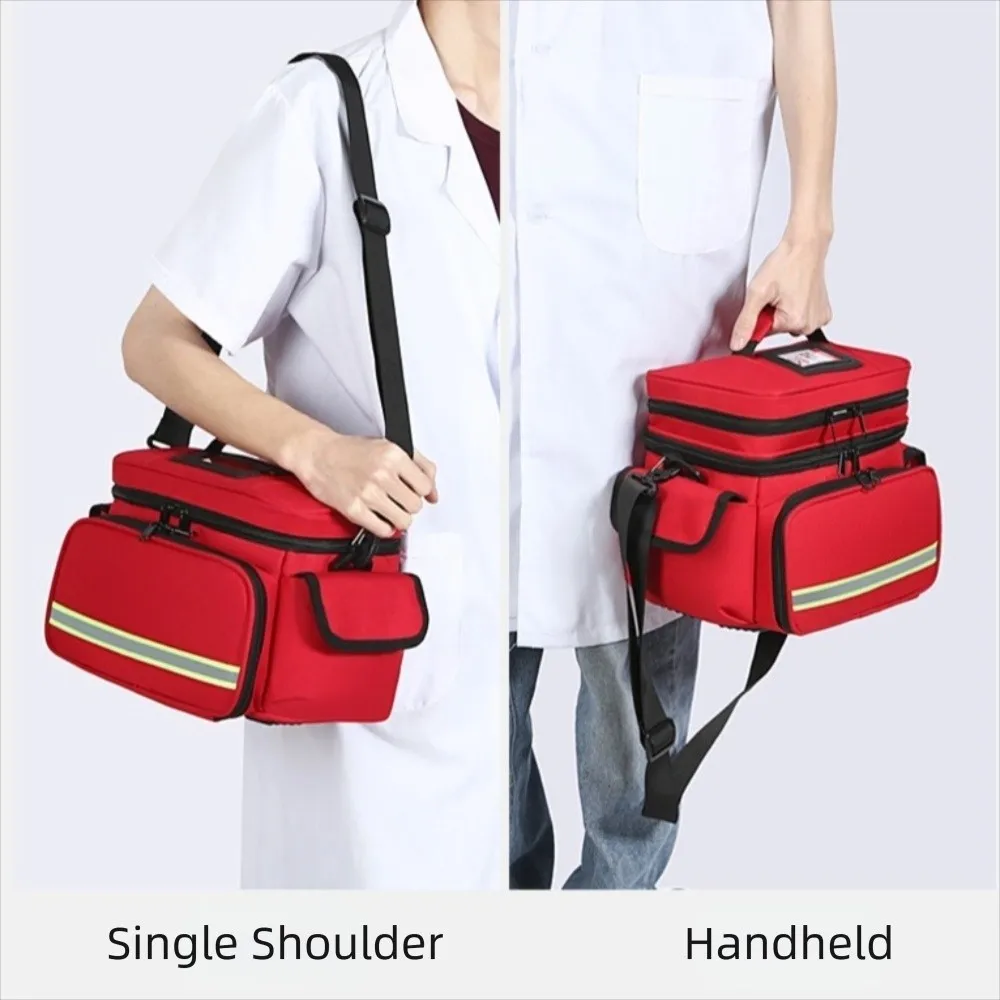 Bolsa de primeros auxilios impermeable doble capa Oxford con cremallera - imagen 4