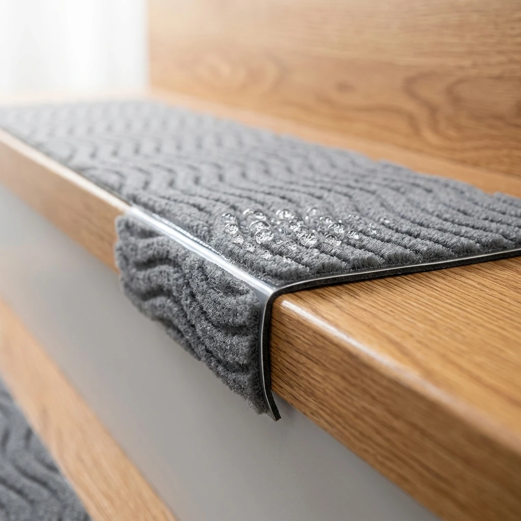 Peldaños autoadhesivos antideslizantes para escaleras de madera - imagen 5