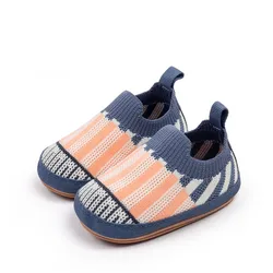Zapatillas antideslizantes de bebé transpirables malla para cuna