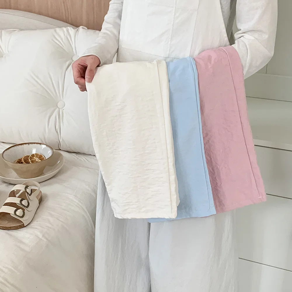 Pantalones de verano para niña en crema, pernera recta - imagen 3