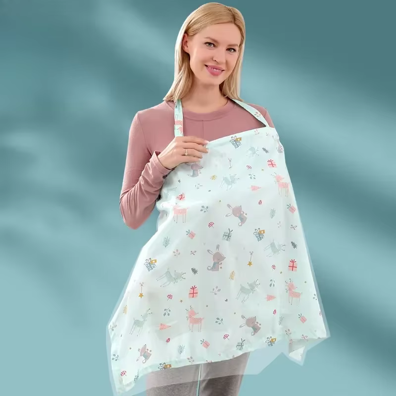 Funda de lactancia portátil con diseño infantil para salir - imagen 5