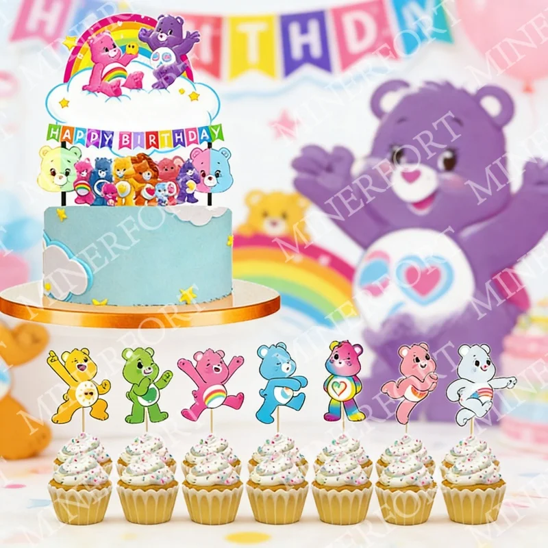 Ositos Cariñositos decoración infantil para cupcakes y tartas - imagen 2