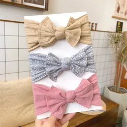 Diadema tejida con cable para bebé – Elástica y suave para recién nacido