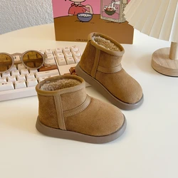 Botas de nieve para bebé con suela antideslizante y forro cálido