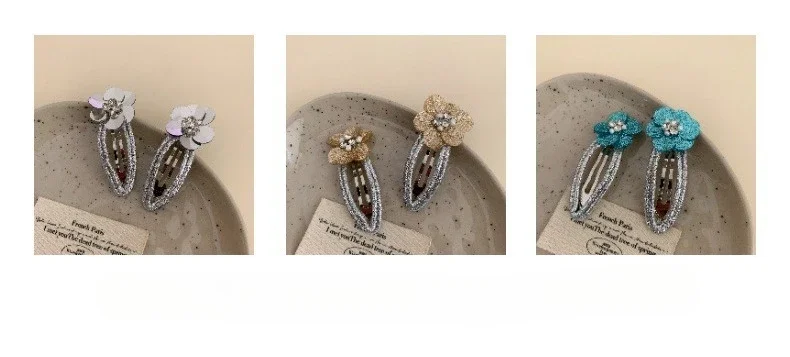 Horquillas con flequillo y estilo