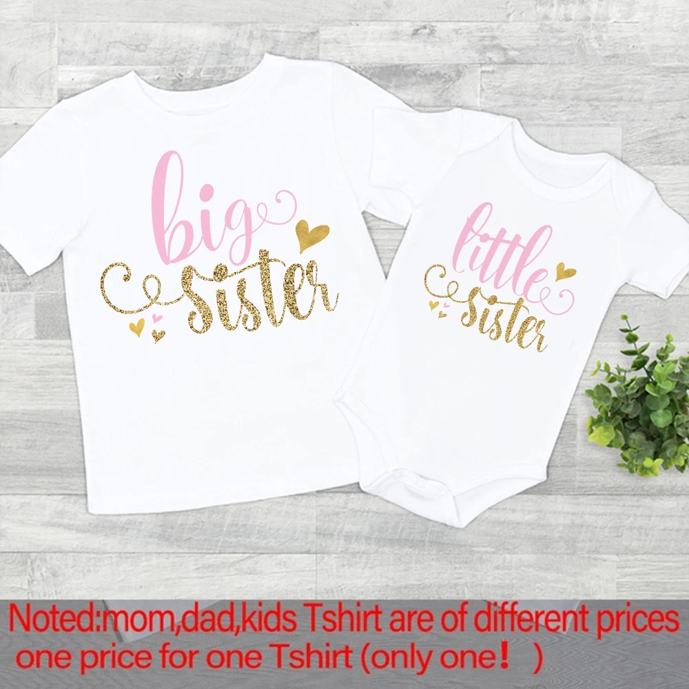 Conjunto verano – Camisetas corona para hermana mayor y bebé - imagen 3