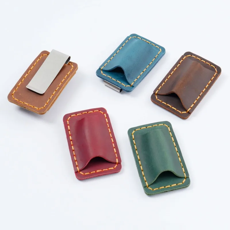 Portalápices de cuero y metal con clip para cuaderno y planificador - imagen 5