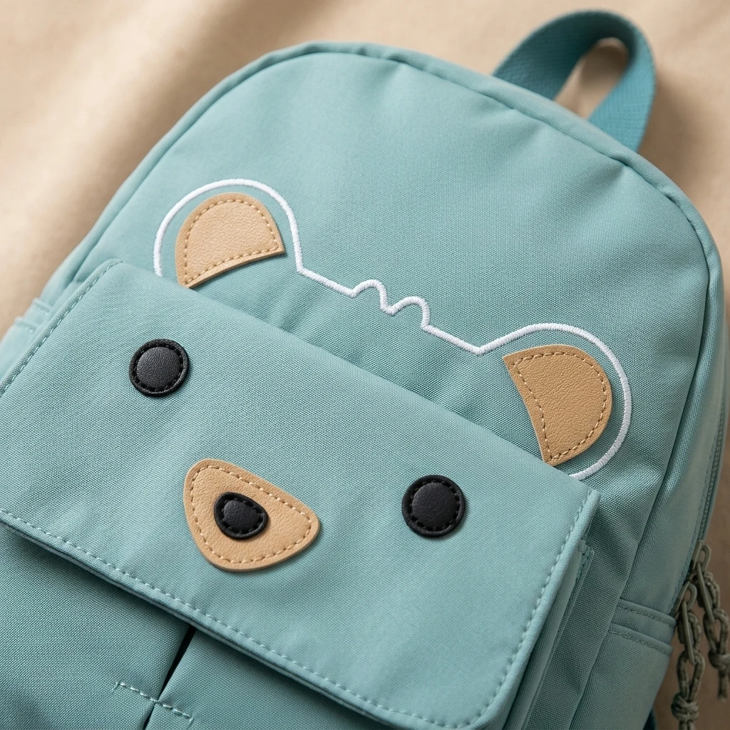 Mochila infantil bordada personalizada para otoño e invierno - imagen 5