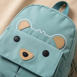 Mochila infantil bordada personalizada para otoño e invierno