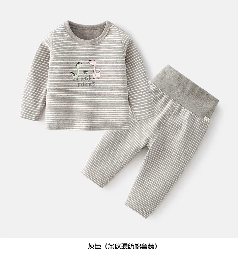 Conjunto bebé niña recién nacida de algodón manga larga estampado - imagen 2