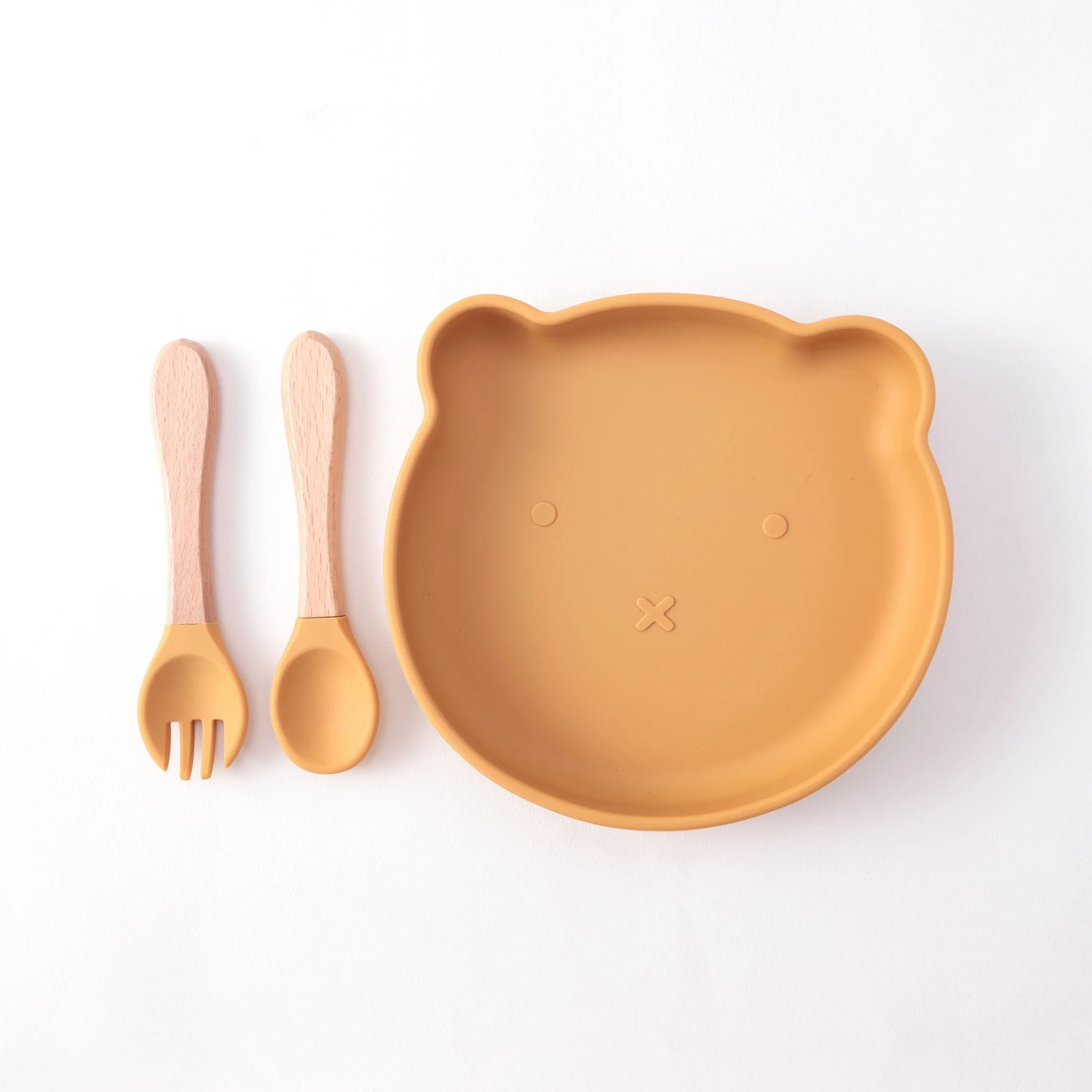 Juego infantil de vajilla para autoalimentación