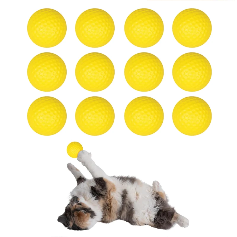 TMZ Pelotas de juguete duraderas para gatos, interior y exterior