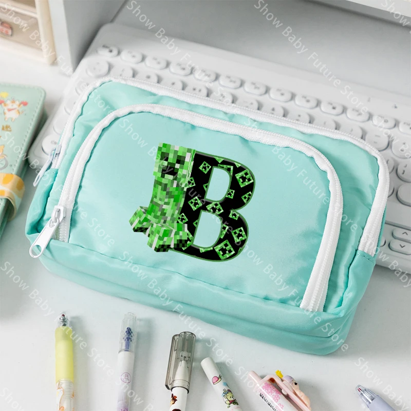Estuche portatodo Minecraft de gran capacidad con dibujo infantil - imagen 5