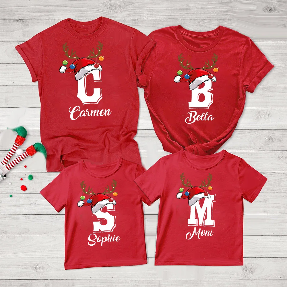 Ropa navideña a juego para toda la familia con inicial y nombre - imagen 5