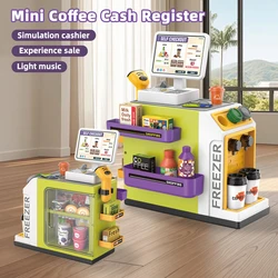 Casa de juegos supermercado con caja registradora y accesorios