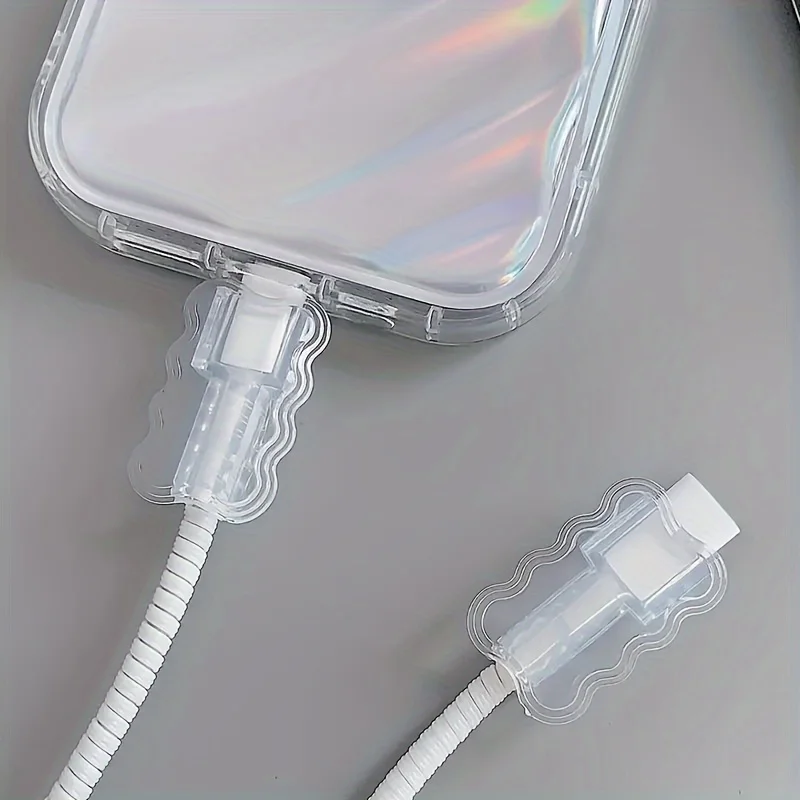 Protector transparente de cables antirotura para cargadores - imagen 5
