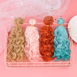 Peluca rizada multicolor para muñecas - talla 1:6/1:4/1:3