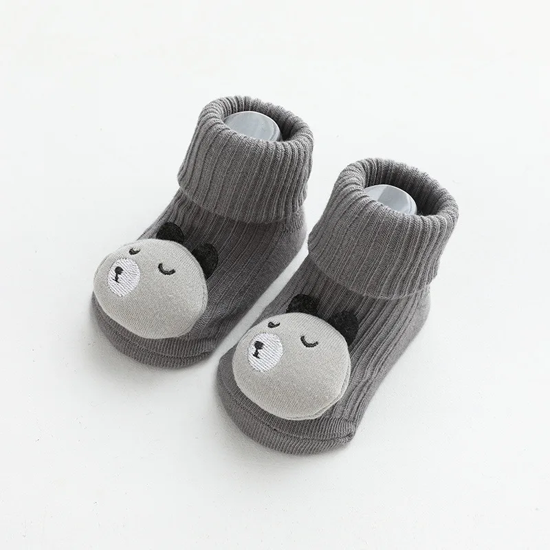 Calcetines antideslizantes de algodón para bebé con dibujos animados - imagen 5