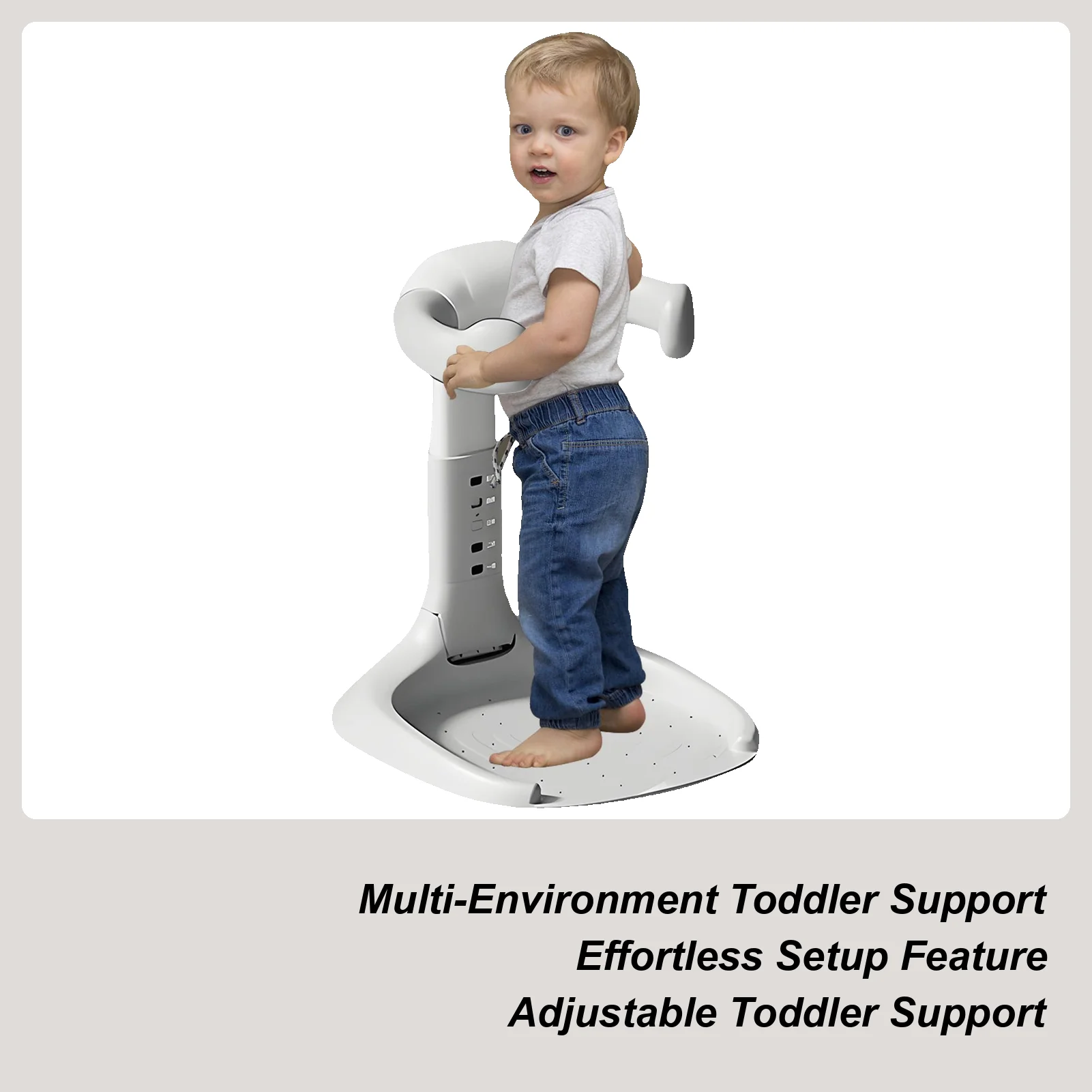 Soporte de baño para bebé con base antideslizante plegable - imagen 5
