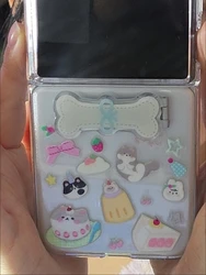 Pegatinas para móvil y tablet Cat Jelly de gato con brillo translúcido