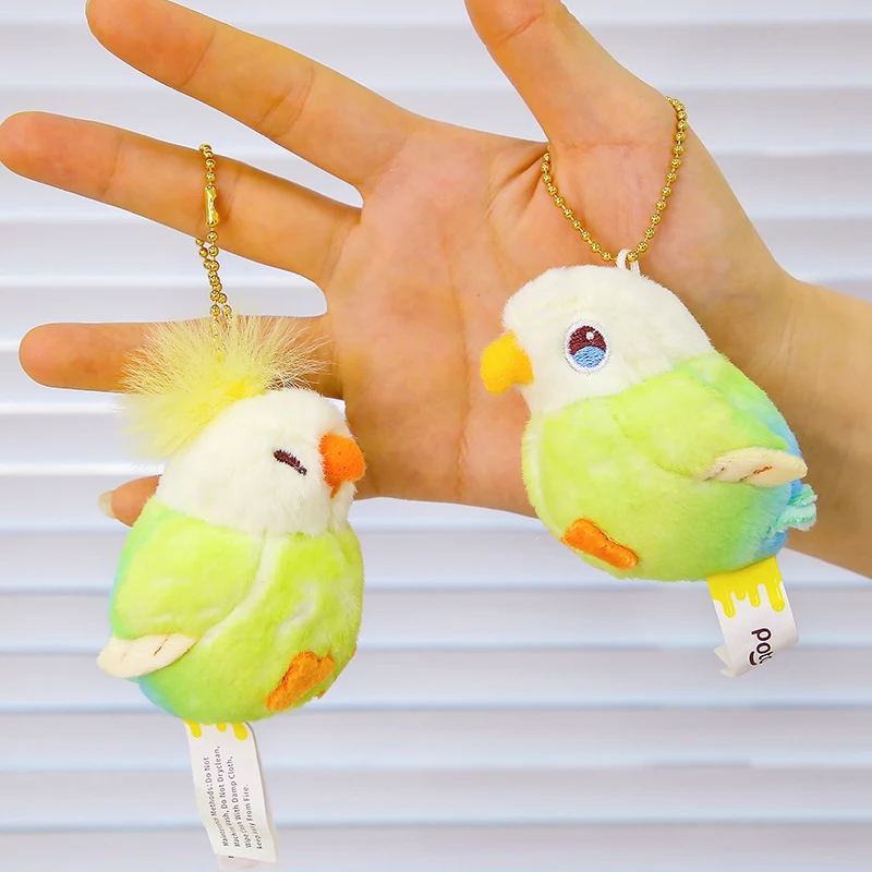 Peluche colgante de pájaros de dibujos animados, divertido - imagen 5