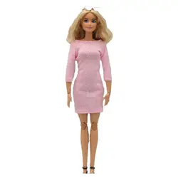 Vestido elástico elegante para muñeca – Ideal para fiesta y juego