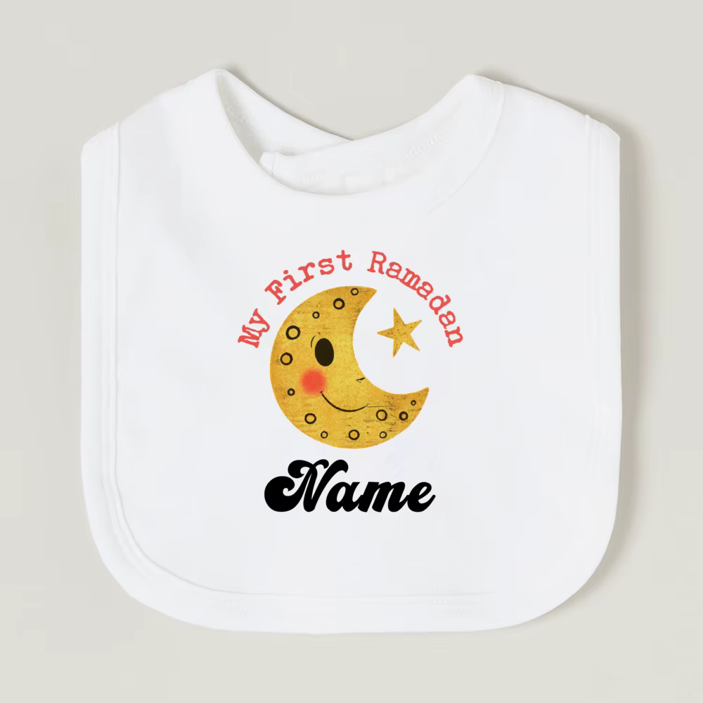Babero Eid Ramadán personalizado con nombre para bebé - imagen 4