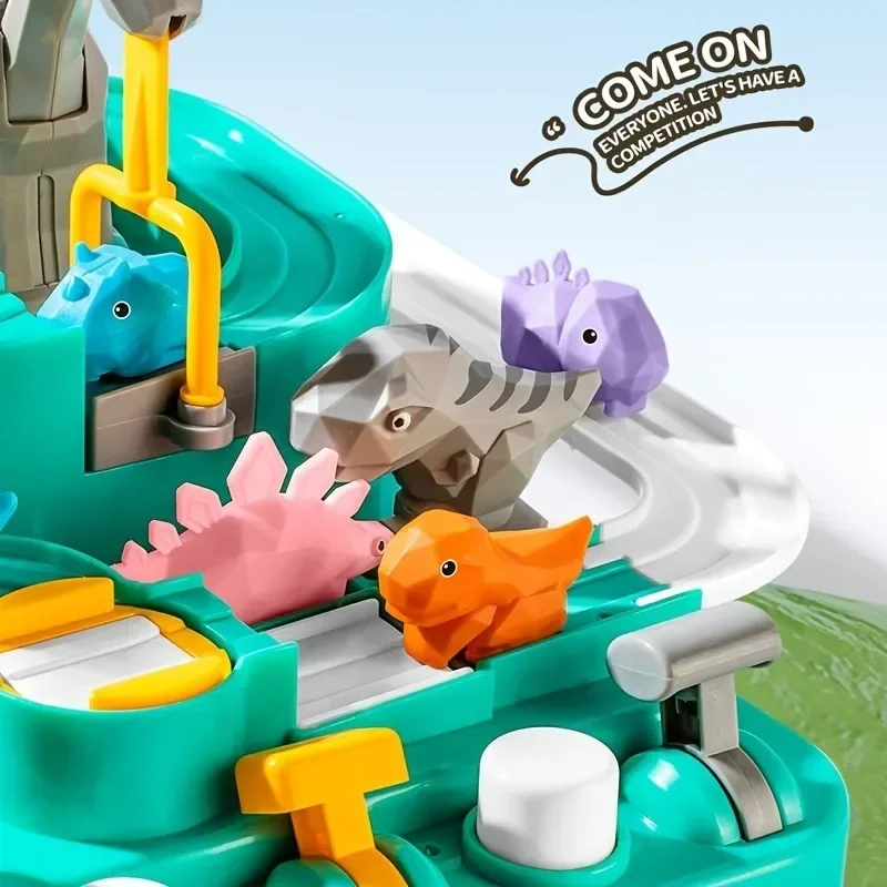 Pista de carreras de coches con dinosaurios para niños - imagen 5