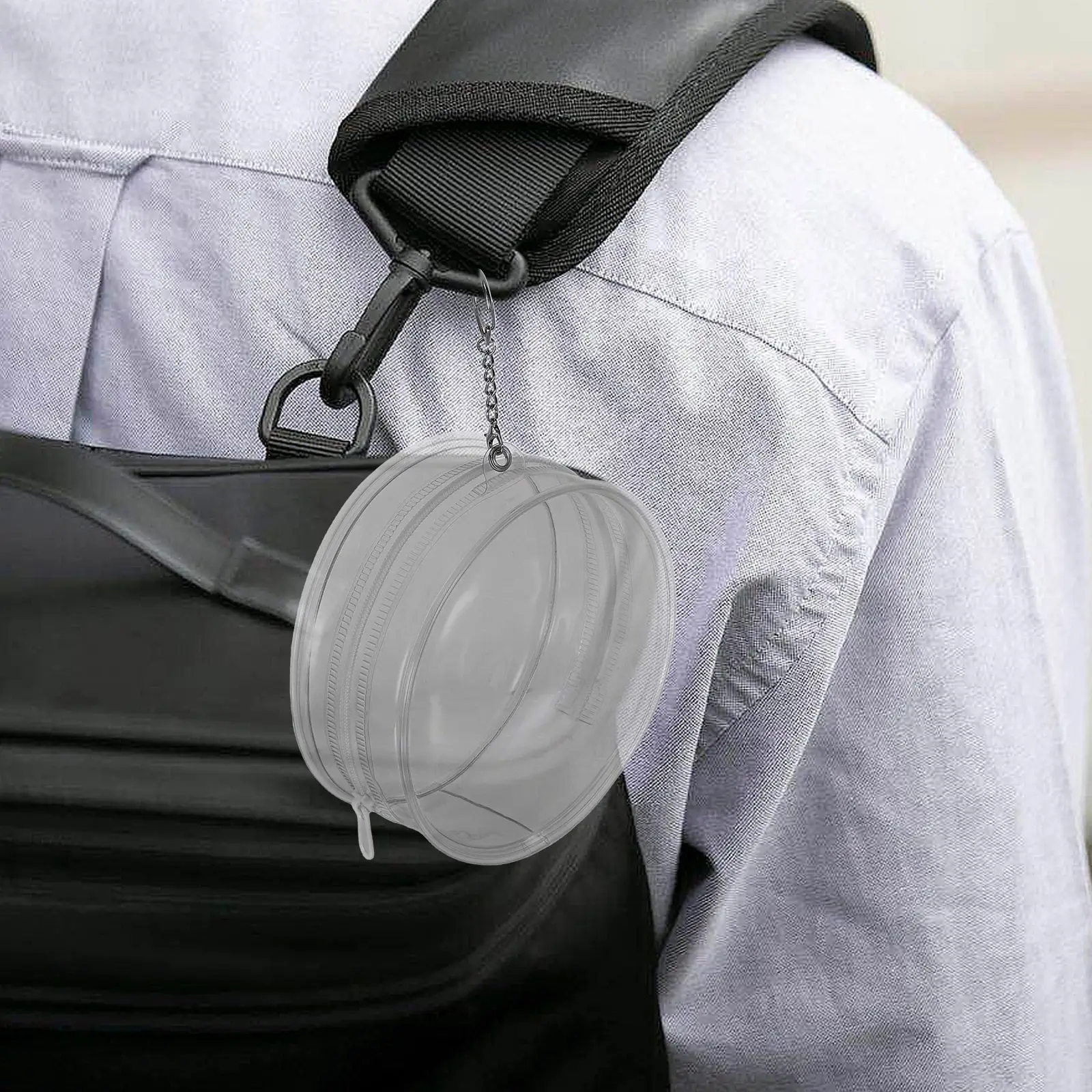 Bolsa expositor figuras de PVC transparente colgante portátil - imagen 5