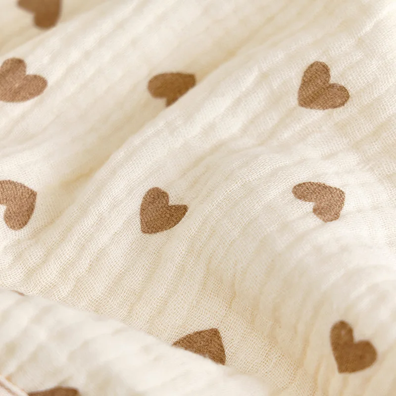 Babero de algodón suave para bebé con estampado infantil adorable - imagen 2